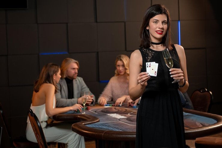 Lintasan balap neon di baccarat
